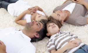 Denver Family on Nice Clean Carpet